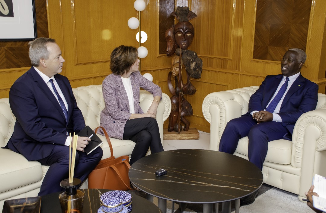Gabon-Union Européenne : La nouvelle ambassadrice Chez le Chef du gouvernement